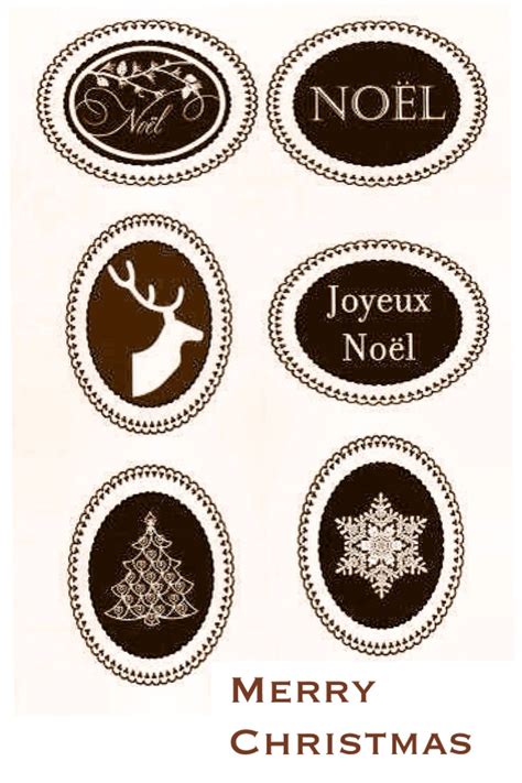 Free printable Christmas labels. Rustic labels and tags. Save image ...