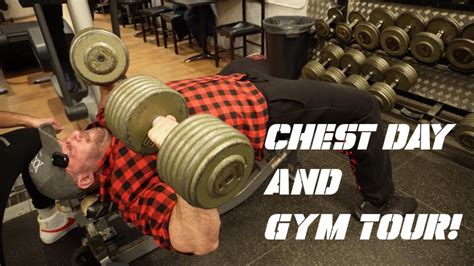 Road To 300lbs Chest Day Workout And Tour Of Zone Gym Youtube