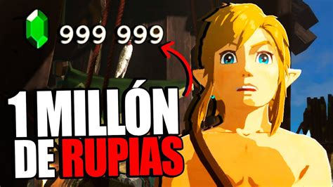 Así Es Como Conseguí 1 MillÓn De Rupias En Zelda Breath Of The Wild