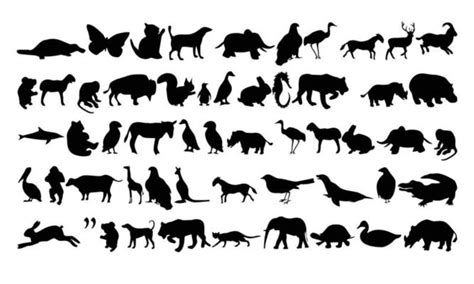 Farm Animals Silhouette Vector Art, Icons, and Graphics for Free Download