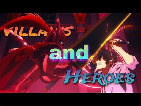 Solo Leveling AMV Villains And Heroes YouTube