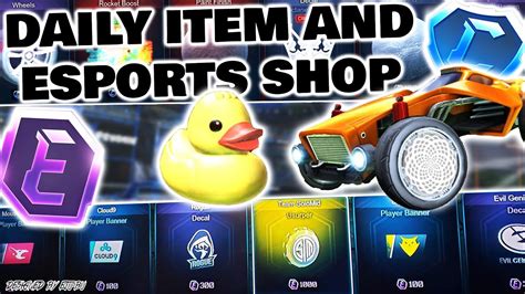 Rocket League Itemshop Esports Shop New Pink Dominus Painted