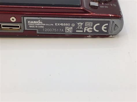 Yahooオークション 07517 【動作品】 Casio カシオ Exilim Ex S880