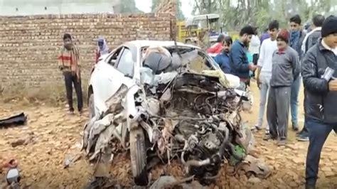 Gurugram Road Accident 5 Killed One Injured Speed Became The Reason