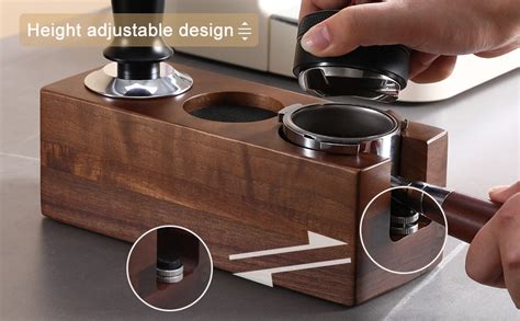 Amazon Three In One Espresso Tamping Station Wooden Espresso