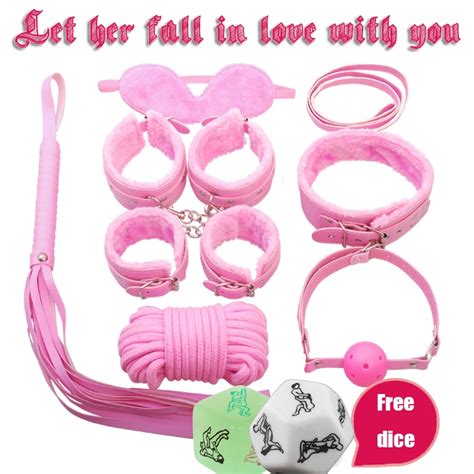 Adult Game Sm Handcuffs Gag Nipple Clamps Whip Collar Erotic Toy Leather Fetish Sex Bondage