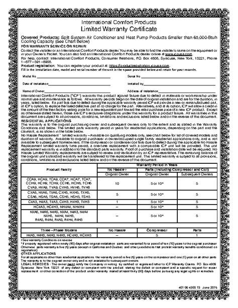 Limited Warranty Certificate Template Pdfsimpli