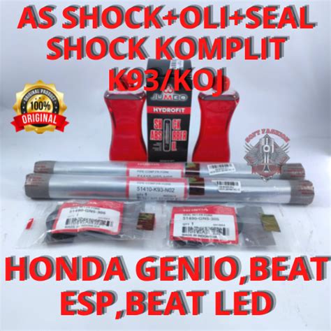 As Shock Seal Abu Shock Oli Komplit K Honda Genio Beat Led Beat