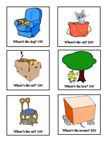 Preposition Games For Kids