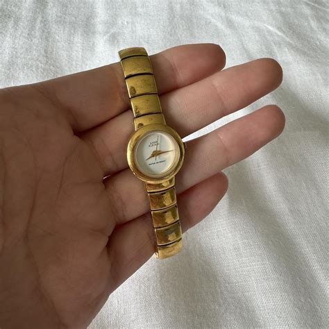 Vintage Anne Klein Gold Watch In Good Vintage Depop