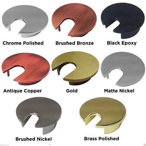 Metal Desk Grommets 15 2 25 Hole Sizes Color Options