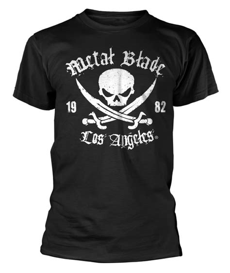 Metal Blade Records Pirate Logo Black T Shirt