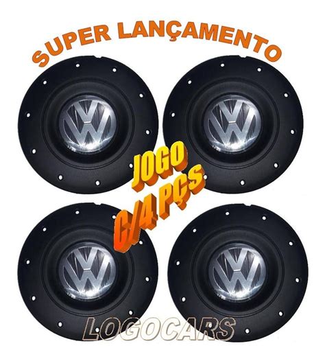 Jogo Calota Miolo Roda Ferro Vw Aro M Amarok Furos R