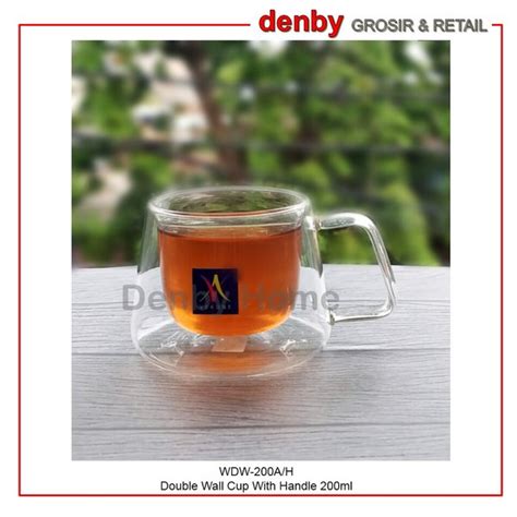 Jual Gelas Kopi Double Wall Coffee Glass 200ml Di Lapak Denby Home Bukalapak