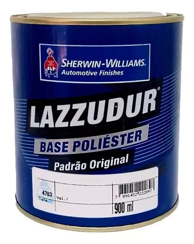 Tinta Automotiva Poliéster Azul Perolizado 900ml Lazzuril Frete grátis