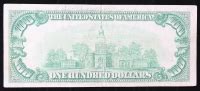 1928 United States 100 One Hundred Dollar Gold Certificate Banknote