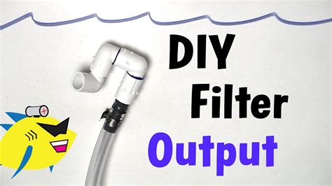 How To Make Diy Aquarium Filter Output Canister Filter Youtube