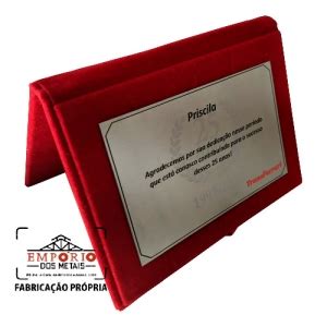 PLACA DE AGRADECIMENTO 2653 Placas De Homenagem Personalizadas