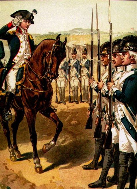 UNIFORMS OF THE AMERICAN REVOLUTION -- Light Infantry, 1782