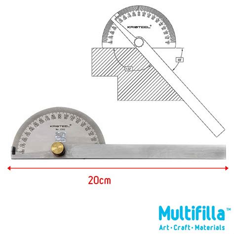 Kristeel – Stainless Steel Protractor | Multifilla