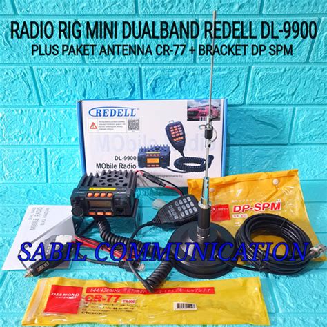 Jual PAKET RIG MINI PLUS ANTENA MOBIL DUALBAND CR77 BRACKET MAGNET DP