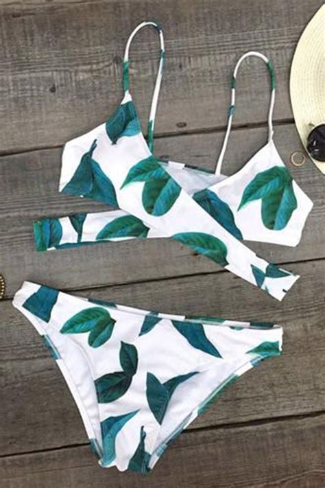 Court And Spark Fresh Leaves Bikini Set Swimwear With Cupshe Hit