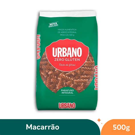 Macarr O De Arroz Integral Parafuso Tio Urbano Zero Gl Ten G