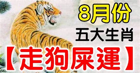 8月份走狗屎運的五大生肖