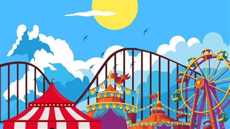 Summer Carnival Background in Illustrator, SVG, JPG, EPS, PNG ...