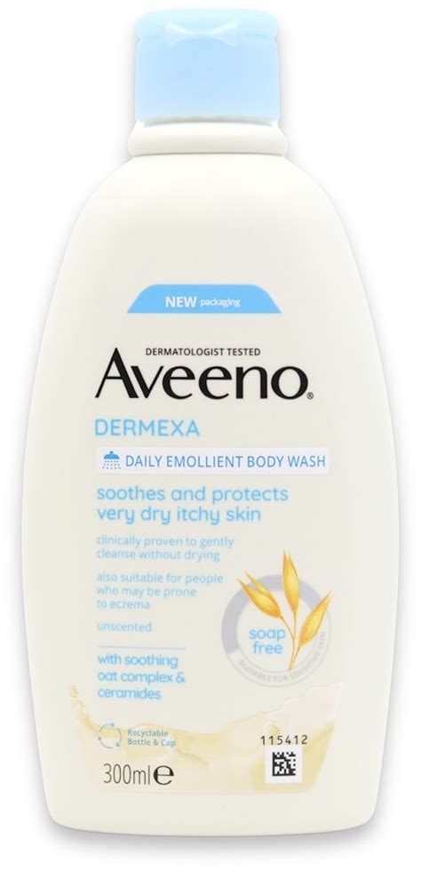 Aveeno Dermexa Daily Emollient Body Wash 300ml Medino