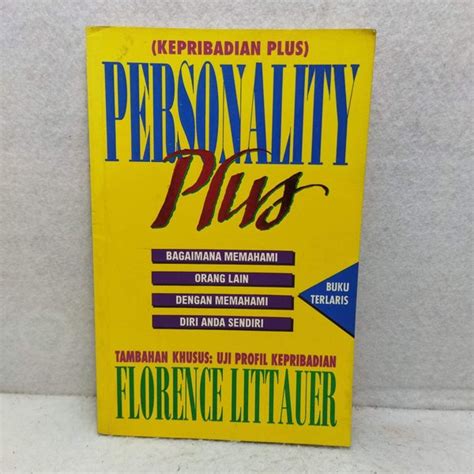 Jual Buku Original Personality Plus Florence Littauer Di Lapak