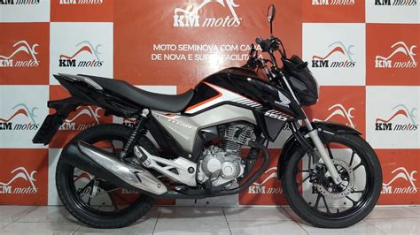 Honda CG 160 Titan 2018 Preta KM Motos Sua Loja De Motos Semi Novas