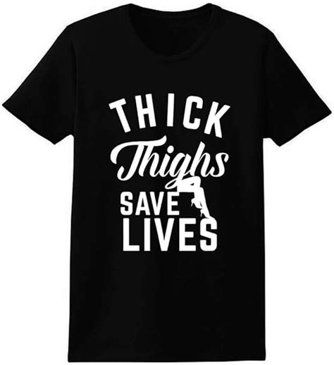 Brexify Funny Thick Thighs Saves Lives Sexy Badass Workout Fitness Gym