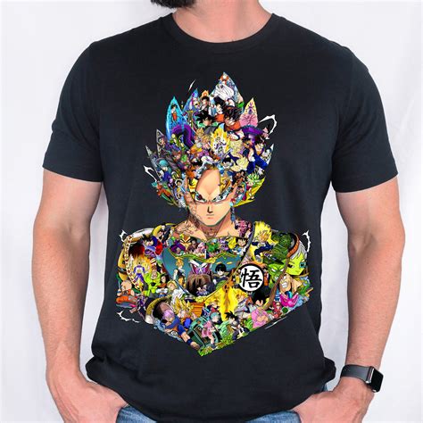 Dragon Ball Z Shirt Goku T Shirts Of All Characters Akira Toriyama