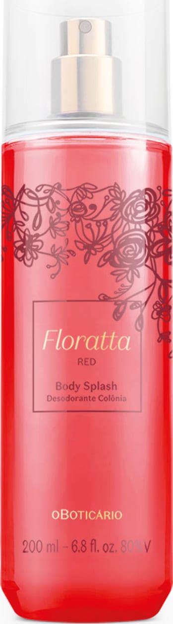 Body Splash Desodorante Colônia Floratta Red o Boticário Beleza na Web