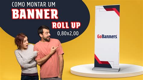 Como Montar Um Porta Banner Roll Up Medida X Metros Youtube