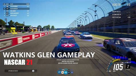 NASCAR 21 Ignition Gameplay en Español Carrera en Watkins Glen