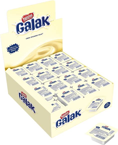 Galak Crema Spalmabile Al Cioccolato Bianco Monoporzioni Da G