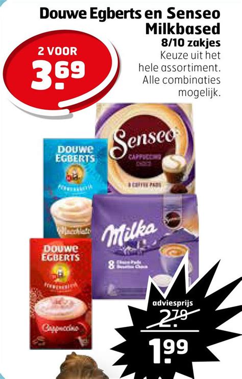 Douwe Egberts En Senseo Milkbased Zakies Aanbieding Bij Trekpleister