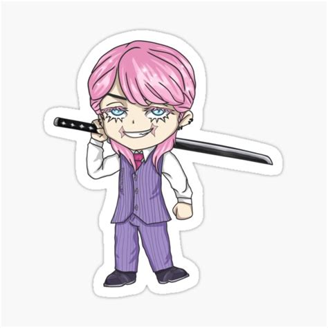 "Sanzu Haruchiyo Bonten Chibi" Sticker for Sale by F1ndTh3C1pher | Redbubble