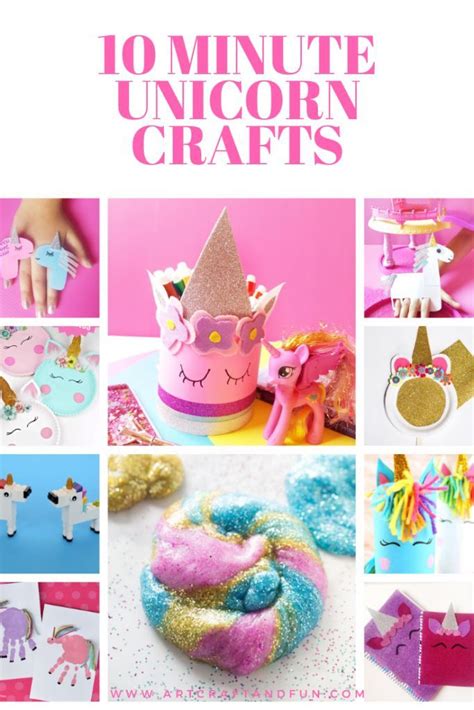 10 Minute Unicorn Crafts For Kids - | Unicorn crafts for kids, Unicorn ...