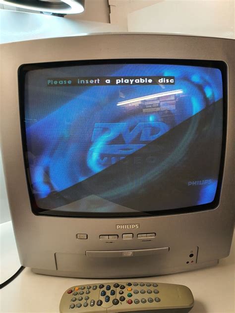 Philips 14 14pt610705 Portable Retro Gaming Crt Tv With Remote Ebay