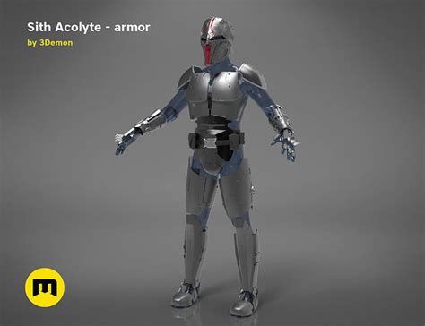 Sith Acolyte - armor 3D model 3D printable | CGTrader