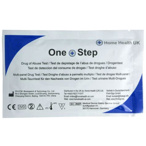 Drug Testing Kit 7in1 Urine Panel Test 1 Test Kit Std Home Health Uk