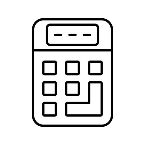 Calculator Vector Icon 12528961 Vector Art At Vecteezy