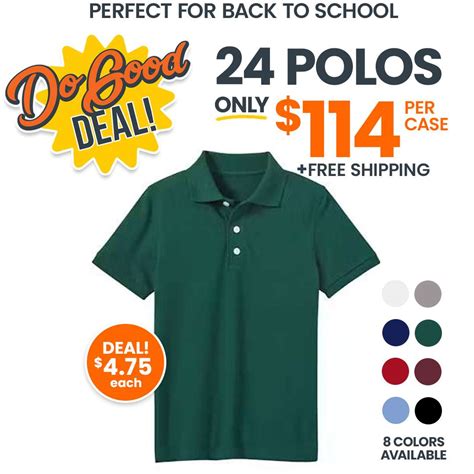 Wholesale S S Green Uniform Polos In Size Medium Dollardays