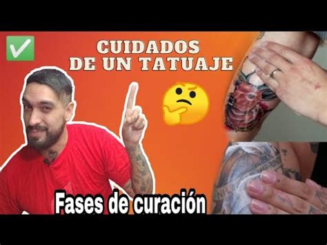 COMO CURAR UN TATUAJE RECIÉN HECHO CORRECTAMENTE PASO A PASO FASES