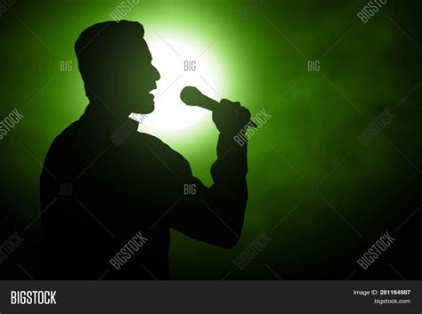 Singer On Stage Silhouette