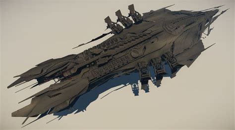 Hunter Vanduul Destroyer Spaceship Art Spaceship Concept