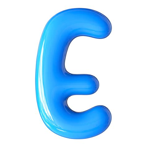 3d Font Letter E Uppercase 46645000 Png